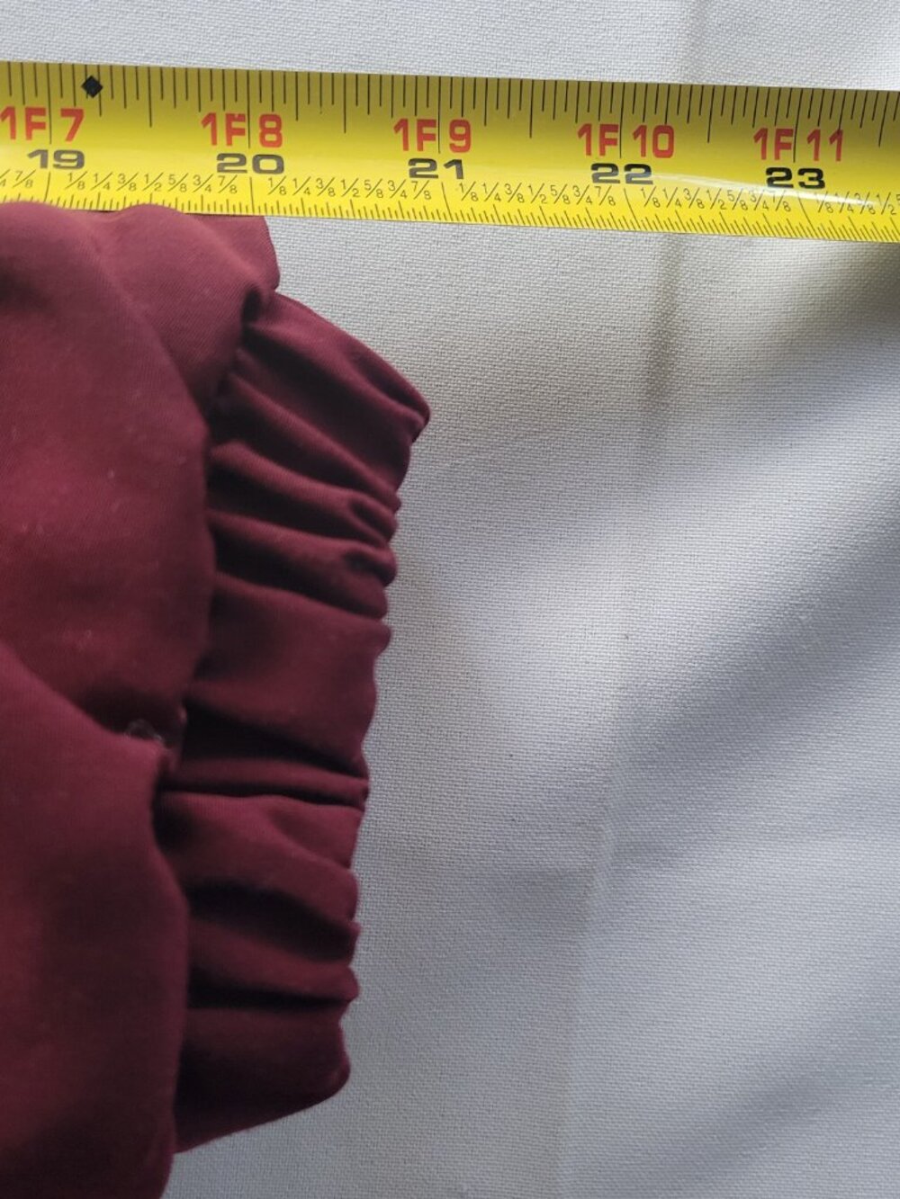 Neiman Marcus Maroon Long Hooded Down Puffer Coat Size M - Picture 15 of 16